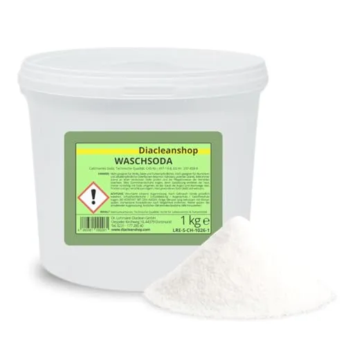 Waschsoda - 1kg Pulver - calciniertes Soda, reine Soda, Natriumcarbonat