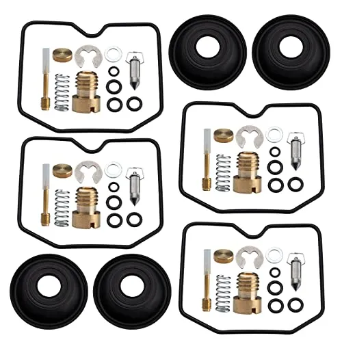 KASturbo Vergaser Reparatursatz mit Dichtung passend für Suzuki Bandit GSF 600 GSF600S 1996-2004 4 Satz