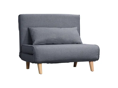 HOMCOM Einzelsofa Schlafsofa – Skandinavisches Klappsofa mit verstellbarer Rückenlehne - Sofas & Couches: 2-in-1 Schlafsofa mit verstellbarer Rückenlehne für optimalen Komfort und stilvolles Design – ideal für Gästeübernachtungen.