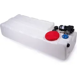 Wassertank Bora 80 L mit 12V Pumpe 8 L/min von Nuova Rade aus stabilem Kunststoff