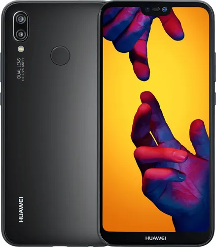 Huawei Smartphone P20 Lite - 64GB, Dual-SIM, Schwarz, beeindruckendes 5.84 Zoll FullView Display und starke Dual-Kamera
