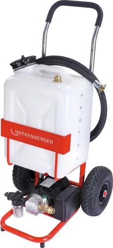 ROTHENBERGER ROSOLAR Impellerpumpe - Pumpenzubehör für Solaranlagen, robuste und temperaturbeständige Impellerpumpe für schnelles Befüllen und effektives Spülen.