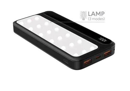 Powerbank P10 LCDPD 10 000mAh LAMP Rebeltec 5902539602555