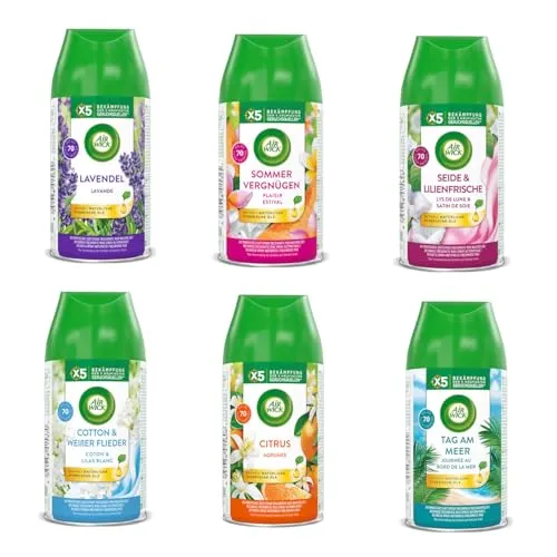 Air Wick Freshmatic Max Nachfüller Probierpaket Sommer 6 x 250ml