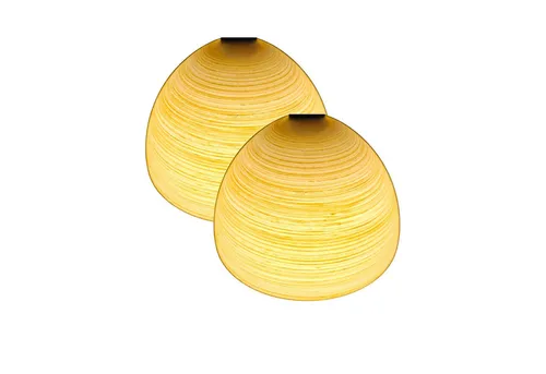 Lichthandel Hoch Lampenschirm 70er Jahre E14 Mediterran Ersatzglas Lampe Glaslampenschirm, E14 Fassung Lampenschirm Glas Lampenschirm Pendelleuchte