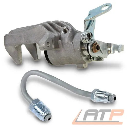 BREMSSATTEL +BREMSROHR HINTEN RECHTS FÜR AUDI A3 SEAT LEON SKODA OCTAVIA VW GOLF