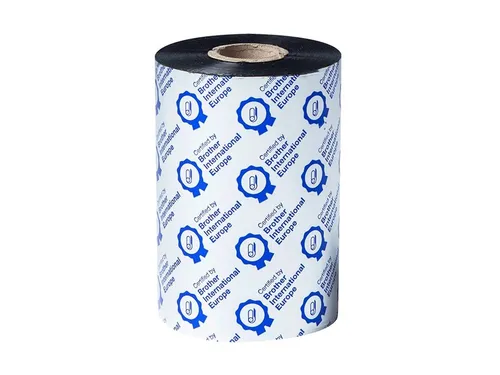 Brother Farbband BSP-1D450-110, Premium Wachs/Harz - Papeterie - Hochwertiges Thermotransfer-Farbband mit 450m Länge, ideal für langlebige Etiketten in Transport und Logistik. Perfekt für Industriedrucker.