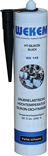 WEKEM Hochtemperatursilikon schwarz 310 ml