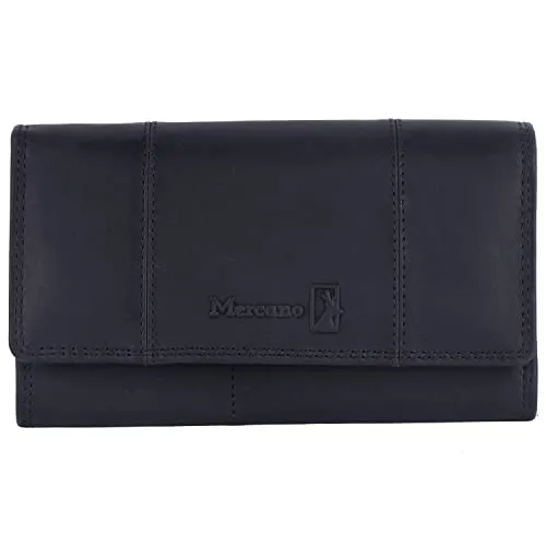 MERCANO® Premium Vintage Geldbörse Damen Leder mit RFID-Schutz - Damen-Geldbörse aus hochwertigem Echtleder mit RFID-Schutz, ideal für Sicherheit und Stil. Inklusive Geschenkbox und zahlreichen Fächern für optimale Organisation.