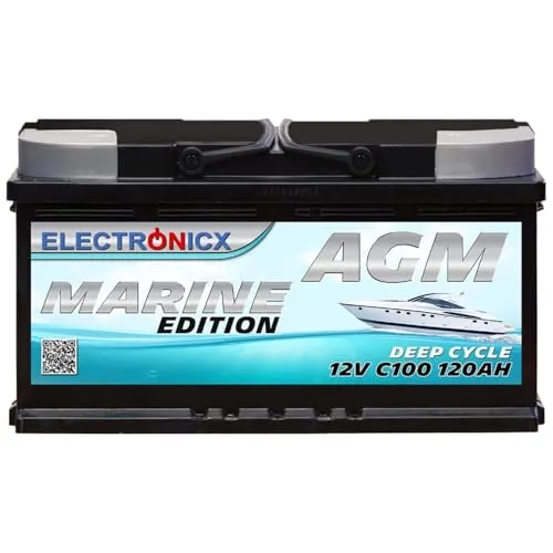 Electronicx AGM Batterie 120AH Marine Edition von Electronicx