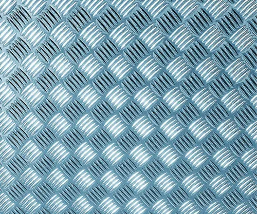 Riffelblech Folie Silber glanz Möbelfolie selbstklebend Metallic 45 x 100cm.