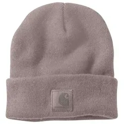 Carhartt Beanie 101070 Label Strickmütze in lila von Carhartt