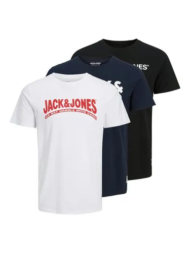 Jack & Jones Kurzarmshirt JOR30HISTORY TEE SS CREW NECK 3PK MP (Packung, 3-tlg)