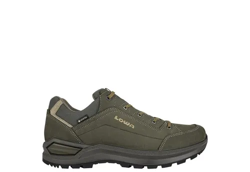 Lowa Renegade EVO GTX LO Wanderschuh Herren olive/beige - Der Lowa Renegade EVO GTX LO ist der perfekte Wanderschuh für Herren, der Komfort und Funktionalität vereint. Mit wasserdichter GORE-TEX Membran und angenehmer Dämpfung für müheloses Wandern.