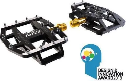 Tatze MTB Two-Face Titan SPD/Plattform Pedal - Fahrradpedale mit innovativem Design, ideal für Mountainbiker, die zwischen SPD- und Plattformnutzung wechseln möchten.
