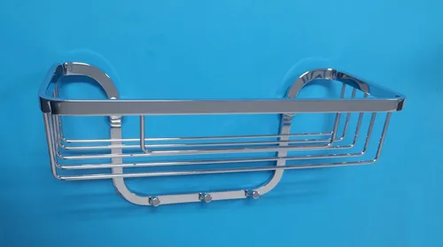 Smedbo Sideline Seifenkorb DK2006 chrom Duschkorb mit Haken Ablage Shampookorb