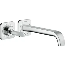 hansgrohe Axor Citterio E Unterputz-Waschtischarmatur - Moderne Waschtischarmatur mit 221mm Ausladung, EcoSmart Technologie für sparsamen Wasserverbrauch und flexibler Griffpositionierung. Ideal für stilvolle Badezimmer.