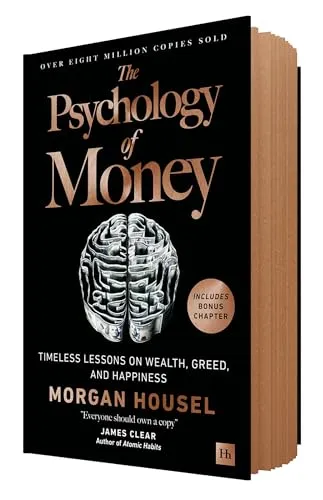Morgan Housel The Psychology of Money (Gebundene Ausgabe) - Buch über zeitlose Lektionen zu Reichtum und Glück, ideal für persönliche Weiterentwicklung im Bereich Business & Finance.