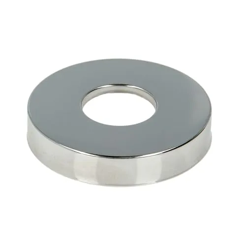 tecuro Schubrosette (1) Ø 32 mm x Ø 80 mm x Höhe 15 mm, messing verchromt