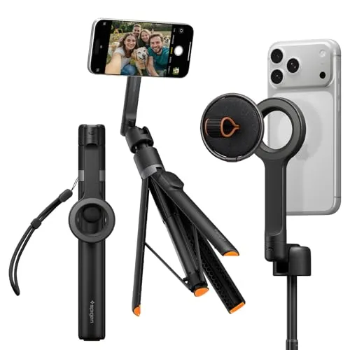 Spigen Selfie Stick für iPhone & Samsung – 360° drehbar und bis 167,5 cm ausziehbar