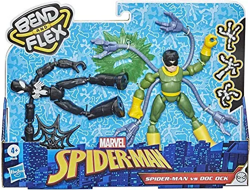 Marvel Spider-Man Bend and Flex Black Suit Action-Figur
