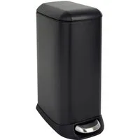 SVITA TS12 Edelstahl Mülleimer 12l - Haushaltszubehör mit Softclose-Deckel für leises Schließen, ideal für Küche, Bad oder Büro. Der praktische Tretmechanismus ermöglicht eine hygienische Handhabung.