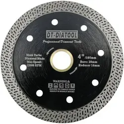 Trennscheibe Diamant 105mm Turbo für Fliesen, Marmor & Granit