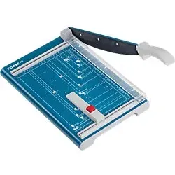 Dahle 533 Schneidemaschine A4 - Hochwertiger Hebelschneider mit nachschleifbaren Stahlmessern, ideal für präzise Schnitte bis 15 Blatt