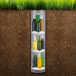 EASYmaxx Outdoor-Flaschenkühler Bierbunker