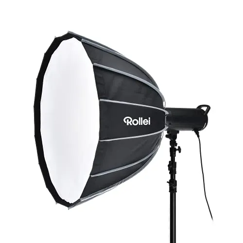 Klick-Deep-Softbox mit Grid 28163 - Softbox für LED-Dauerlichter oder Studioblitze, ideal für kreative Fotografie mit gleichmäßiger Lichtverteilung und schnellem Auf- & Abbau.