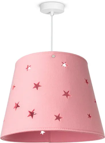 Paco Home Kinderlampe - Hängelampe für Kinderzimmer - Pendelleuchte mit modernem Filzschirm in Pink, ideal für Jungen und Mädchen. Kindgerecht und stilvoll, ein Highlight in jedem Kinderzimmer.