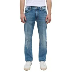 MUSTANG Straight-Jeans Tramper Straight blau 34 - Jeans in Straight Fit aus 99% Baumwolle mit elastischem Denim, ideal für lässige Outfits. Fällt klein aus, bitte eine Größe größer bestellen.