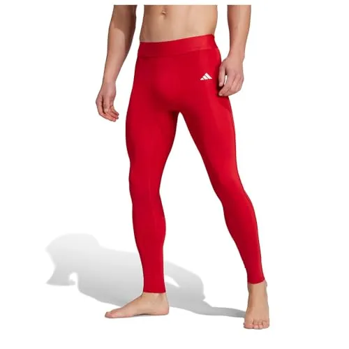 adidas Techfit Leggings L in rot von adidas