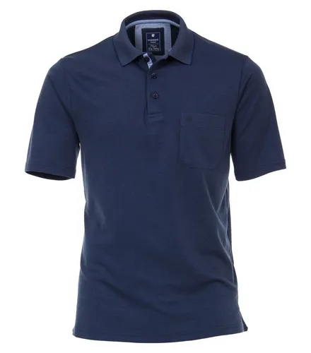 REDMOND Casual Herren Polo-Shirt Kurzarm Marine XXL - Poloshirt für Herren in Regular-Fit, aus pflegeleichtem Baumwollmix, ideal für Freizeit und Business, mit Brusttasche und hohem Tragekomfort.