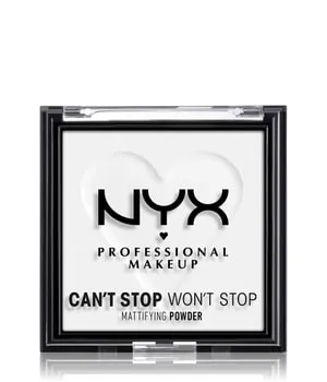 NYX Professional Makeup Can't Stop Won't Stop Mattifying Powder Kompaktpuder 6 g Nr. 11 - Bright Translucent