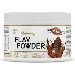 Yummy Flav Powder - 250g : Chocolate Kiss I Geschmackspulver I wenig Kalorien I herausragender Geschmack I Inulin I Ballaststoff I mit Laktase I zu...