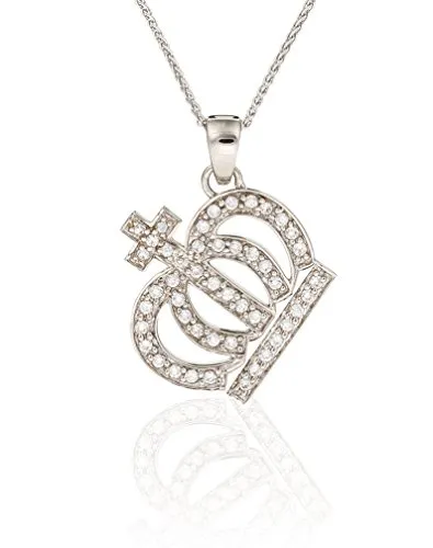 Orphelia Jewelry Damen-Anhänger mit Kette 925 Sterling Silber Gr. 42-45 cm ZH-4358