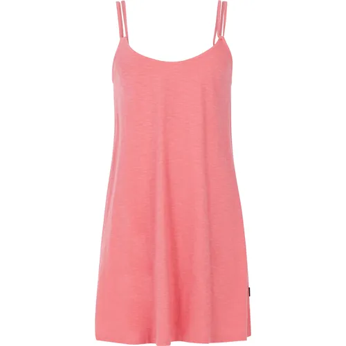 Protest Cheecks Damen Trägerkleid in Guava Pink, Größe S von Protest