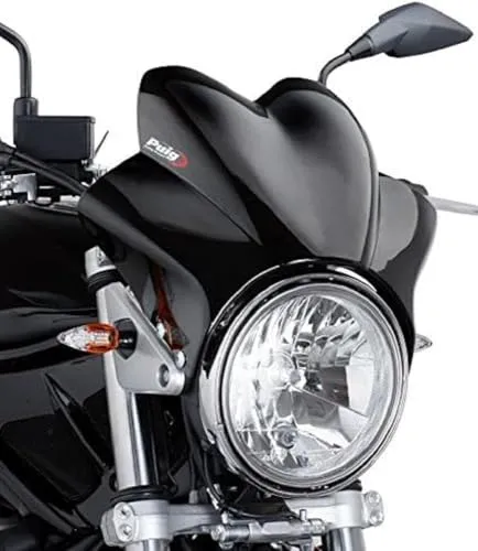 Puig 4114N Windschutzscheibe Wave.ban.GSF650 05-08/1200-06/GSF1250 07 -10, Schwarz