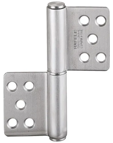 Häfele Aufschraubband Tür Scharnier Edelstahl matt Innentürband bis 80 kg Band