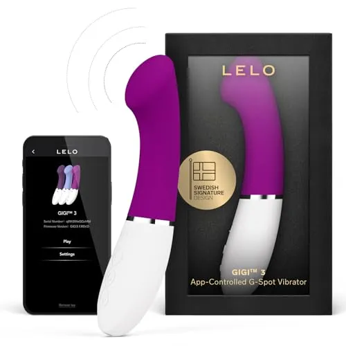 LELO GIGI 3 App-gesteuerter G Punkt Vibrator für Frauen mit 8 Lusteinstellungen, G-punkt-Vibratoren (Deep Rose)