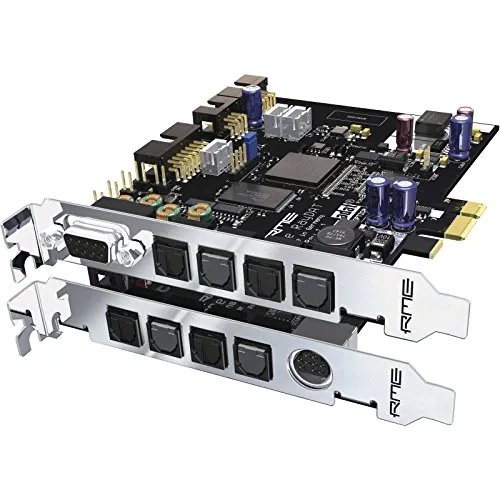 RME HDSPe RayDAT - 72-Kanal ADAT/AES PCI Express Karte, ideal für professionelle Audioanwendungen mit 24 Bit/192 kHz, unterstützt bis zu 72 Ein- und Ausgangskanäle gleichzeitig.