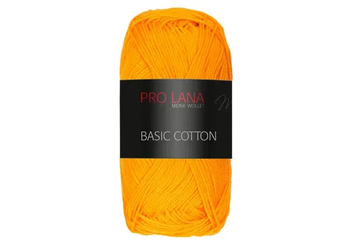 Pro Lana Pro Lana BASIC COTTON Baumwollgarn 50 g Häkelwolle, 125 m (Perfektes Baumwoll-Garn für leichte Pullover, Mützen und Accessoires), 50 g