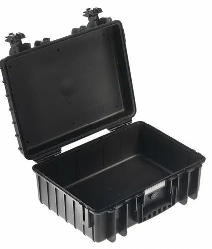 B W Case Type 5000 SI schwarz - Robuster Outdoor-Koffer mit Schaumstoffeinsatz für professionelle Fotografen