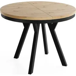 Vero Neo Runder Ausziehbarer Esstisch – Flexibler Tisch für bis zu 14 Personen