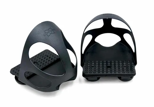 Steigbügeleinlage mit Durchrutschschutz 1 Paar = 2 Stück für Kinder schwarz