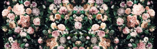 Komar Vliestapete Victoria Black Panel von Komar