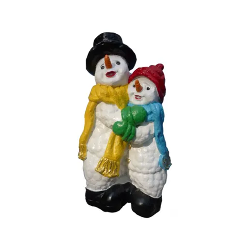 Schneemann Figur Statue Deko Skulptur 47 cm – Winterliche Freude