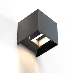 HAMA LED Wandlampe – WLAN, App- & Sprachsteuerung, Schwarz (00176606)