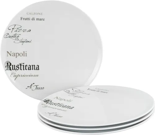 CreaTable Geschirr-Set 19566, Mikrowellengeeignet - Teller-Set in elegantem Weiß, ideal für den täglichen Gebrauch und mikrowellengeeignet für praktisches Servieren.
